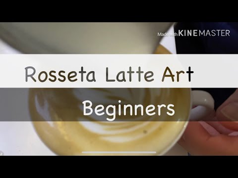 Vlog121 Rosseta latte Art for beginners
