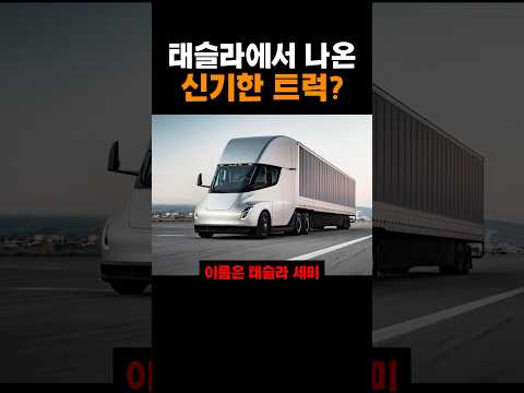 테슬라에서 나올 예정인 신기한 트럭?