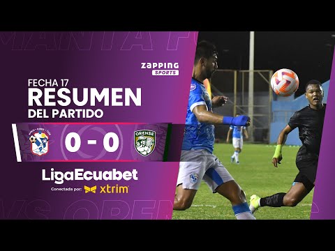 Manta FC 0 - 0 Orense SC  / Fecha 17 / Liga Ecuabet conectada por Xtrim