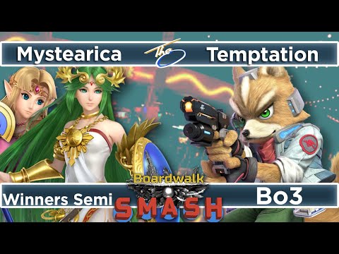 Mystearica (Palutena/Zelda) v Temptation (Fox) | Winners Semi - Boardwalk #41 CFL SSBU
