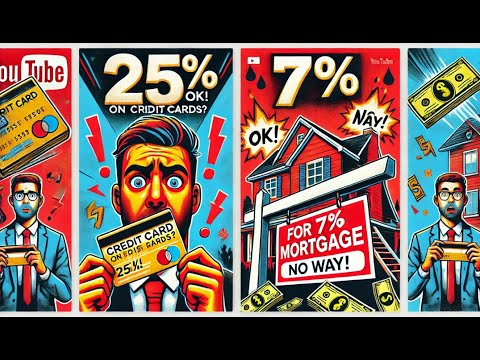 Why Do People Accept 20% Credit Card Interest But Hate 7% Mortgages?