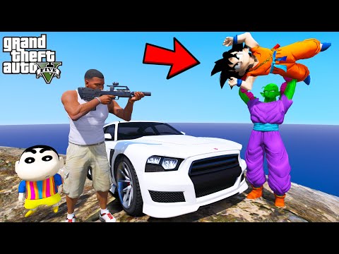 Franklin Trying To Save Goku From Secret Monster in GTA 5!