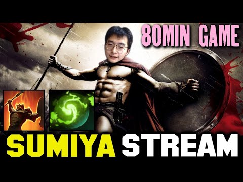 Sumiya and his WARRIORS in a EPIC 80 MIN Game | Sumiya Invoker Stream Moment #1784