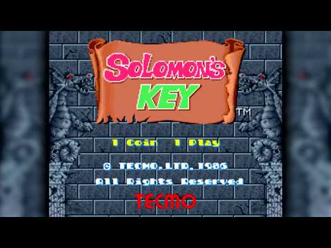 The Best of Retro VGM #1646 - Solomon's Key (Arcade) - Name Entry ~ 2nd Place and Below