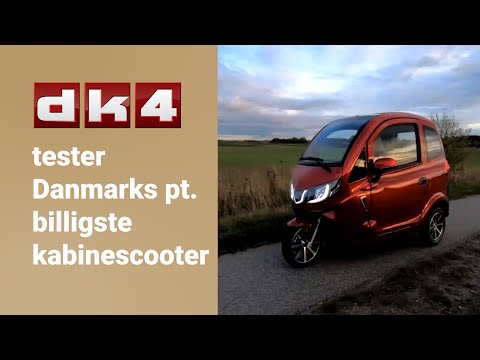 TV-kanalen DK4 tester Danmarks billigste knallert/scooter (kabinescooter)