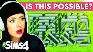 I Can ONLY Use THESE Lines to Build a House in The Sims 4 // Sims 4 BUILD CHALLENGE