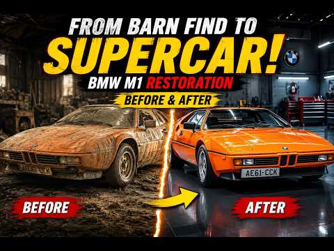 Thumbnail for From Barn Find to Supercar! BMW M1 Restoration | Before & After 😱🔥 by BMW M1