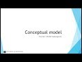 Conceptual Model - Introduction