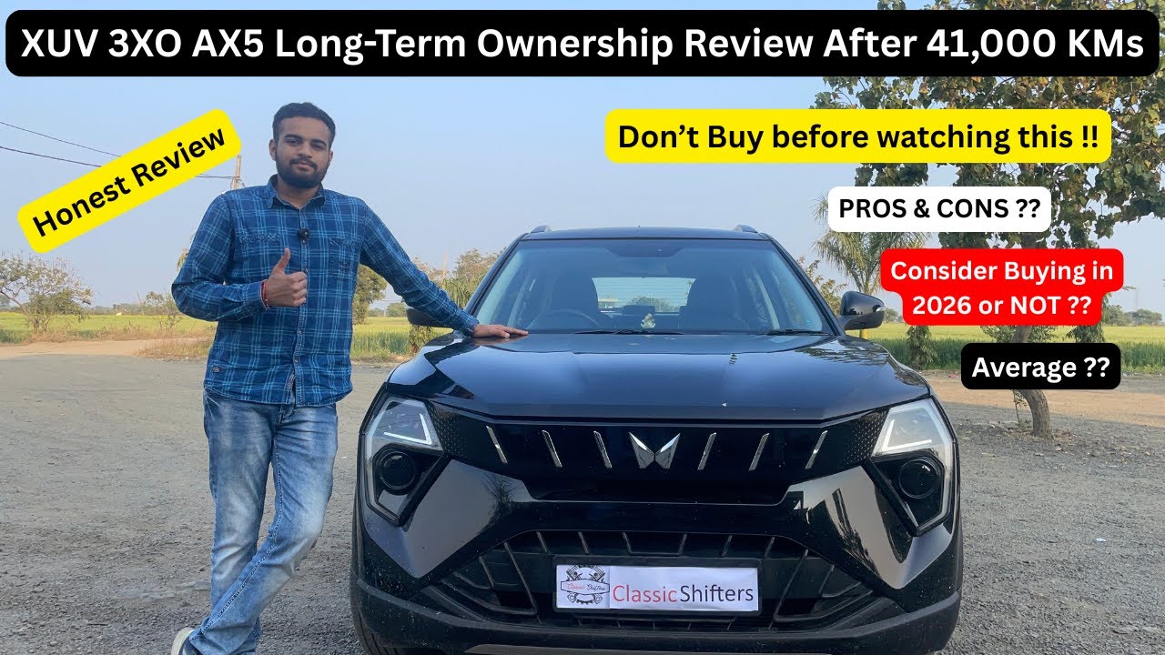 XUV 3XO AX5 Long-Term Ownership Review After 41,000 KMs | Diesel Manual | Pros & Cons|#mahindra#3xo