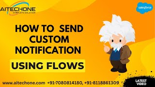 Custom Notification on Bell Icon in Salesforce using Flow | Step-by-Step