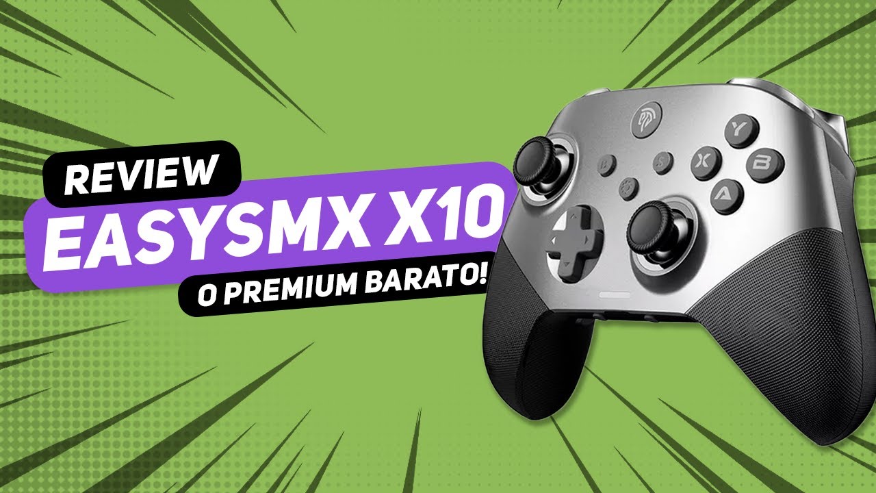 EasySMX X10 ANALÓGICOS HALL EFFECT E TODOS OS BOTÕES MECÂNICOS! Um Premium Barato! Review/Análise