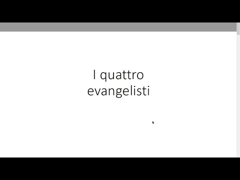 I quattro evangelisti