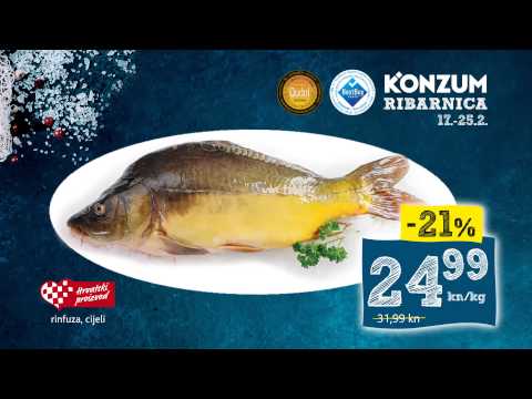 Konzum ribarnica: šaran (17. - 25.2.2015.)