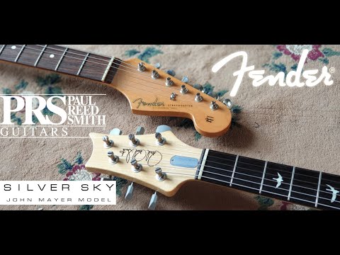 John Mayer Signature Shootout - Fender vs PRS Silver Sky
