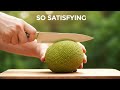 Slow Jackfruit Cut So Satisfying Jackfruit