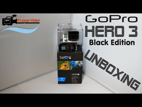 GoPro HERO 3 Black Edition - Unboxing [Deutsch / German]