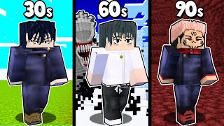 Minecraft Jujutsu Kaisen, But every 30 seconds I change character...