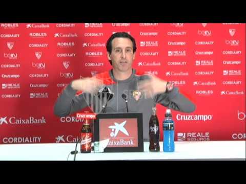 Rueda de prensa de Emery previa al SevillaFC - Eibar