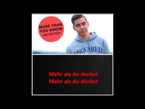 VOYCE - MEHR ALS DU DENKST (More than you know) DEUTSCH