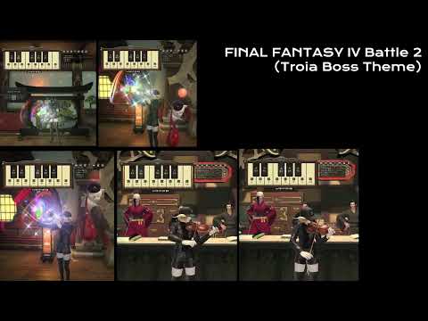FFXIV OST Troia Boss Theme "FINAL FANTASY IV: Battle 2" Bard performance(manual play!)