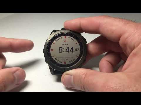 Garmin Fenix 7X: How to delete a watchface