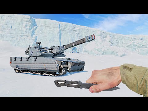 This Tank's Muzzle Velocity is 3000 m/s (Broken)