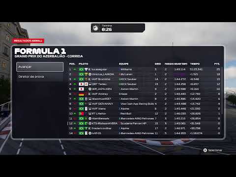 SAG / V6 - 26a Temporada/3a Etapa - AZERBAIJÃO