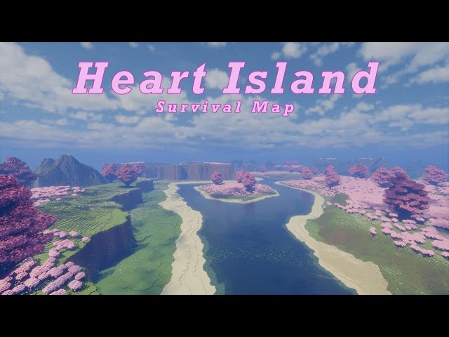 Heart Island - Survival Map 1.21+ Minecraft Map