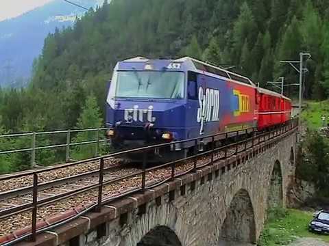 Die RHÄTISCHE BAHN 2003 Albula Linie Teil 2