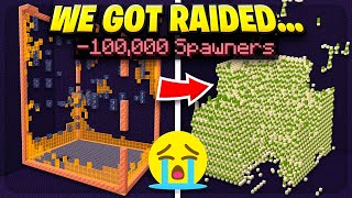 MY *RICH* MINECRAFT FACTION GOT *RAIDED*..! (RIP)