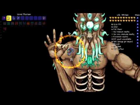Terraria How to defeat the moon lord using meele,magic,ranged,summoner