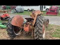 Ford Golden Jubilee NAA Model Utility Tractor Featuring A Red Tiger 4 Cylinder Engine Mfg 1953