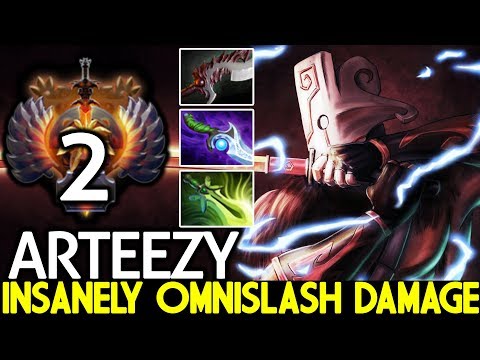 ARTEEZY [Juggernaut] Insanely Omnislash Damage is OP Crazy Gameplay 7.22 Dota 2