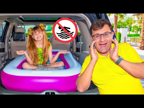 Diana and Oliver's Inflatable Pool Adventure