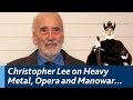 What I sing is Symphonic Metal | Christopher Lee.