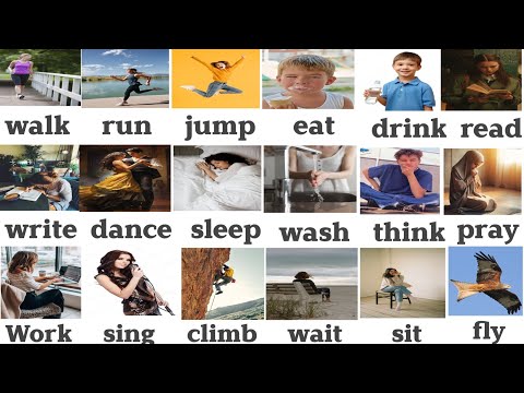 300+ Action Verbs Vocabulary | 300+ Verb Forms | 300 + Action Verbs with pictures