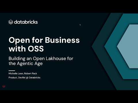 Watch: Open for Business: Building the Open Lakehouse for the Agentic Age with Unity Catalog