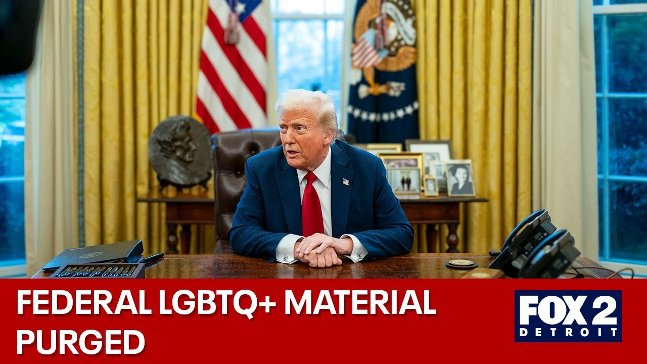 Trump officials take down federal sites of LGBTQ+ material