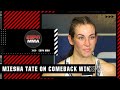 Miesha Tate on comeback win: 'I'm here to stay' | #UFCVegas31 | ESPN MMA