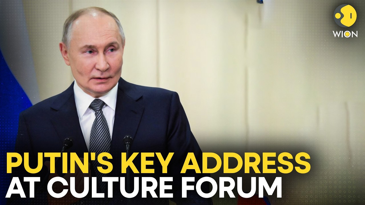 LIVE: Russian President Putin Speaks at the International Forum of United Cultures St. Petersburg