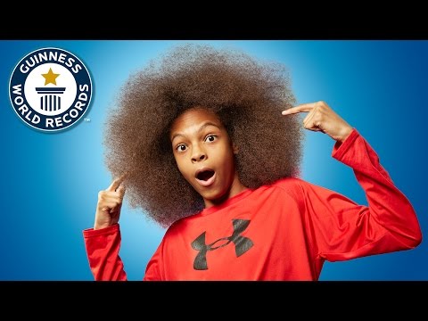 Largest Male Afro - Guinness World Records