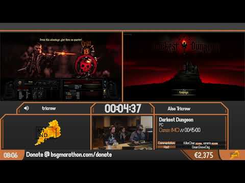 Darkest Dungeon | Canon (MC) Speedrun by tricrow | BSG Annual 2022