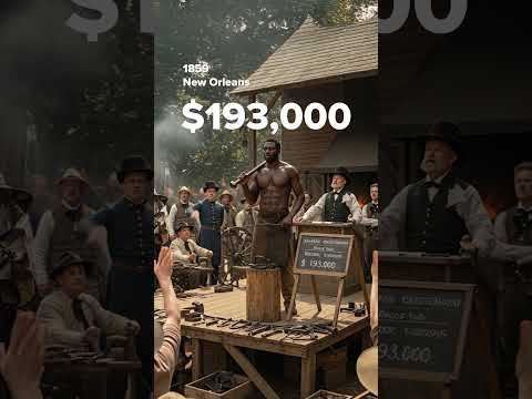 How much did Slaves cost in 1860 America ? 🇺🇸 (2025 Adjusted)