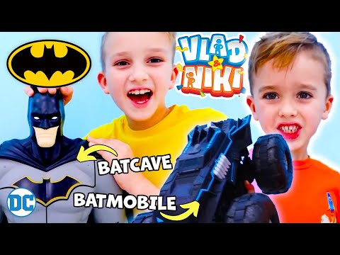 Vlad and Niki Batman, Batcave & Batmobile Missions