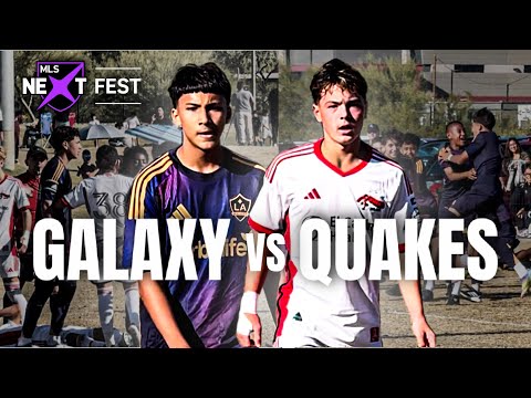 U14 LA Galaxy vs SJ Earthquakes at MLS NEXT Fest 2025 