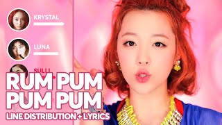 f(x) - Rum Pum Pum Pum (Line Distribution + Color Coded Lyrics) PATREON REQUESTED