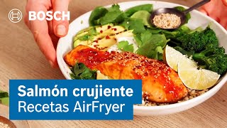 Bosch Salmón Crujiente Con Un Toque Picante  Con Air Fryer  anuncio