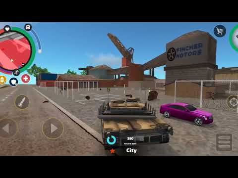 Rope Hero: Vice Town (Mutant Man Stand on Car Robot) Man with Stones Thrones - Android Gameplay HD