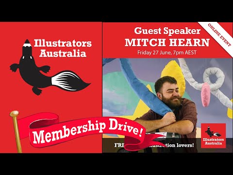 Illustrators Australia Talk: In Conversation with Mitch Hearn | “FUTURE”
