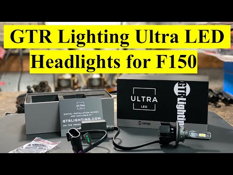 Review, installation, and testing of GTR Lighting ULTRA 2 LED: H13 Headlights for 2009-2014 F150